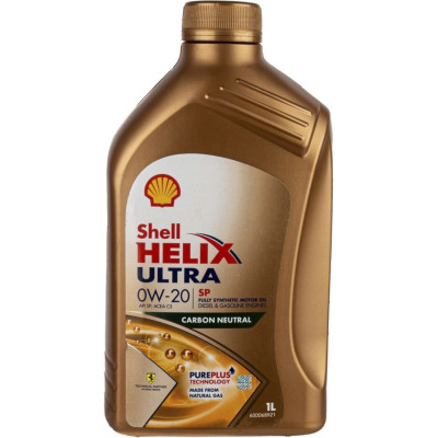 Олива Shell Helix Ultra SP (SN Plus) 0W-20, 1л (шт.) Олива Shell Helix Ultra SP (SN Plus) 0W-20, 1л (шт.)
