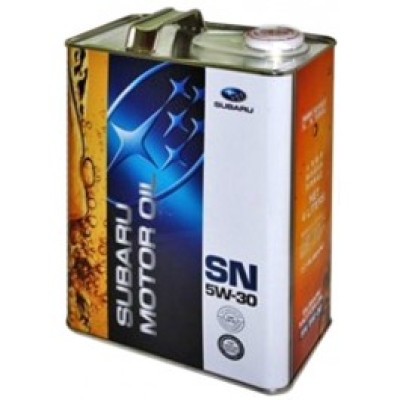 Моторное масло SUBARU Motor Oil SN 5W-30 4л Моторное масло SUBARU Motor Oil SN 5W-30 4л