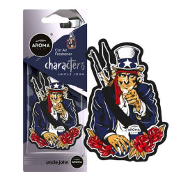 Сухой ароматизатор для авто Aroma Car Cellulose Characters Uncle John для салона автомобиля (12048)