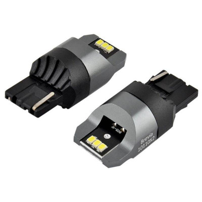 Светодиодные лампочки Brevia Power W21W 330Lm 6x3020SMD 12V 24V CANbus допоміжне світло (10110X2)