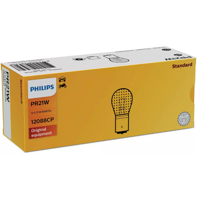 Автолампа вказівна Philips 12088 PR21W CP 12V 21W (BAW15s) (шт.) Автолампа вказівна Philips 12088 PR21W CP 12V 21W (BAW15s) (шт.)
