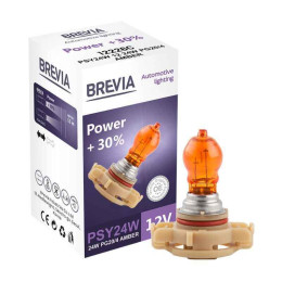 Галогенна лампа Brevia AMBER Power PSY24W цоколь +30 відсотків яскравості 1шт (12226C)