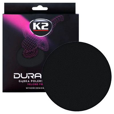 Губка для полірування K2 Duraflex на липучці чорна фінішна 150 мм х 25 мм (L614) Губка для полірування K2 Duraflex на липучці чорна фінішна 150 мм х 25 мм (L614)