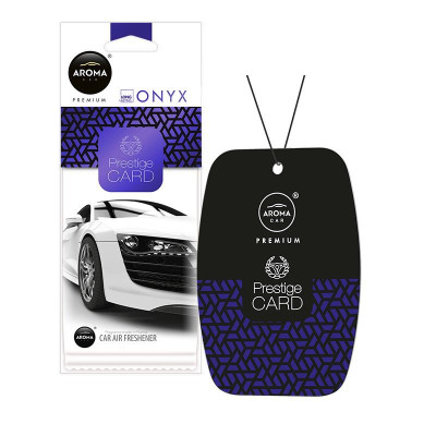 Ароматизатор Aroma Car Prestige Card Onyx для авто автомобильный освежитель воздуха (83541) Ароматизатор Aroma Car Prestige Card Onyx для авто автомобильный освежитель воздуха (83541)