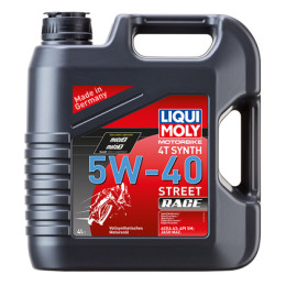 Олива для 4-тактних двигунів - Motorbike 4T Synth Street Race 5W-40 4л. Олива для 4-тактних двигунів - Motorbike 4T Synth Street Race 5W-40 4л.