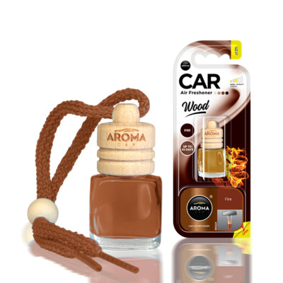 Ароматизатор для авто Aroma Car Wood Fire 6 мл деревянный флакон в машину (92037) Ароматизатор для авто Aroma Car Wood Fire 6 мл деревянный флакон в машину (92037)