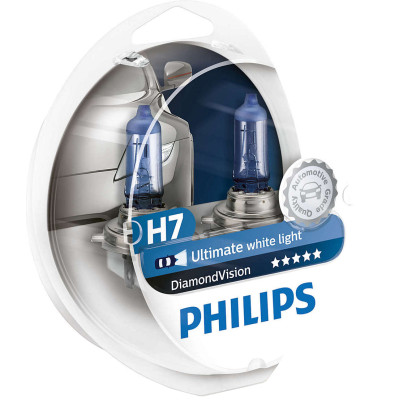Автолампа Philips DVS2 12972 H7 Diamond Vision SP 12V 55W (PX26d) (блістер) (шт.) Автолампа Philips DVS2 12972 H7 Diamond Vision SP 12V 55W (PX26d) (блістер) (шт.)