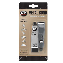 Клей для ремонту металевих виробів K2 Metal Bond прозорий 56,7 г (B116)