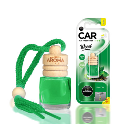 Ароматизатор для авто Aroma Car Wood аромат зелёный чай 6 мл (63119) Ароматизатор для авто Aroma Car Wood аромат зелёный чай 6 мл (63119)