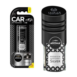 Ароматизатор для авто Aroma Car Prestige Silver вентиляционный ароматизатор (83203)