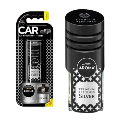 Ароматизатор для авто Aroma Car Prestige Silver вентиляционный ароматизатор (83203)