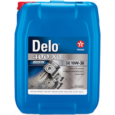 Олива моторна Texaco Delo 400 XLE 10W-30, 20л (шт.) Олива моторна Texaco Delo 400 XLE 10W-30, 20л (шт.)