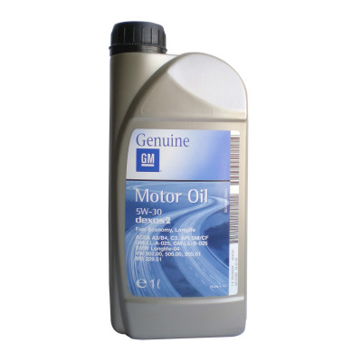 Моторне масло GM Motor Oil 5W-30 Dexos2 1л Моторне масло GM Motor Oil 5W-30 Dexos2 1л