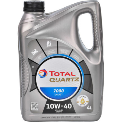 Олива моторна Total Quartz 7000 Energy 10W-40, 4л (шт.) Олива моторна Total Quartz 7000 Energy 10W-40, 4л (шт.)