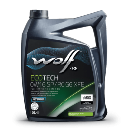 Моторное масло Wolf ECOTECH 0W-16 SP/RC G6 XFE 5л (1047250) Моторное масло Wolf ECOTECH 0W-16 SP/RC G6 XFE 5л (1047250)