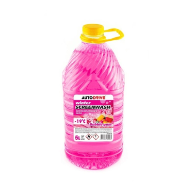 WINTER SCREEN WASH BUBBLE GUM, зимовий омивач -19 °С, ПЕТ 5 л WINTER SCREEN WASH BUBBLE GUM, зимовий омивач -19 °С, ПЕТ 5 л