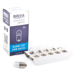 Галогенная лампа BREVIA R10W 12V 10W 12306C Галогенная лампа BREVIA R10W 12V 10W 12306C