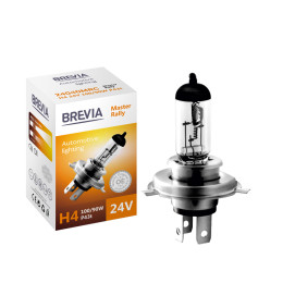 Галогенова лампа H4 Brevia Master Rally 24V для авто одна штука (24040MRC) Галогенова лампа H4 Brevia Master Rally 24V для авто одна штука (24040MRC)