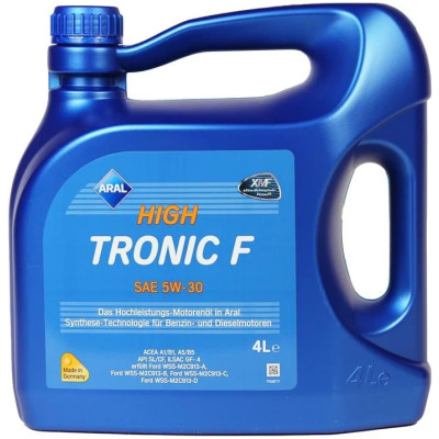 Олива Aral HighTronic F 5W-30, 4л (шт.) Олива Aral HighTronic F 5W-30, 4л (шт.)