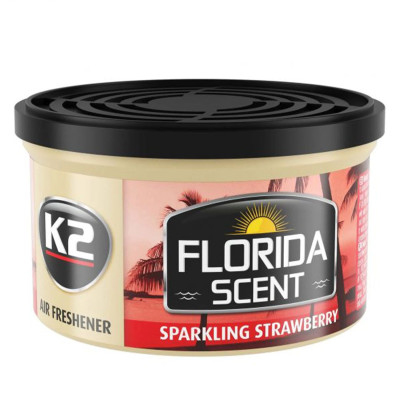 Ароматизатор для салону авто K2 Florida Scent Ігриста полуниця 42 г (V87TRU)