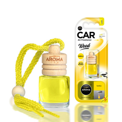 Автомобильный ароматизатор Aroma Car Wood Vanilla 6 мл для салона машины (63107) Автомобильный ароматизатор Aroma Car Wood Vanilla 6 мл для салона машины (63107)