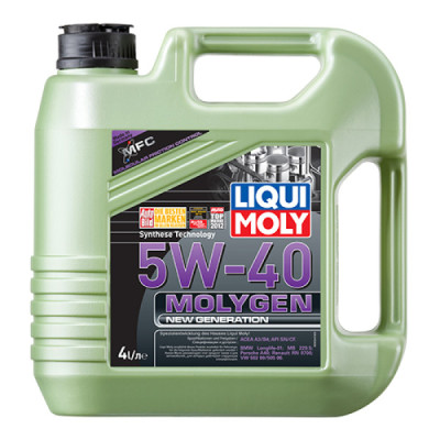 Синтетична моторна олива - Molygen New Generation 5W-40 4л. Синтетична моторна олива - Molygen New Generation 5W-40 4л.