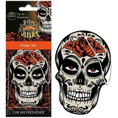 Ароматизатор для авто Aroma Car Dia De Los Muertos Orange Man апельсиновый аромат (10379) Ароматизатор для авто Aroma Car Dia De Los Muertos Orange Man апельсиновый аромат (10379)