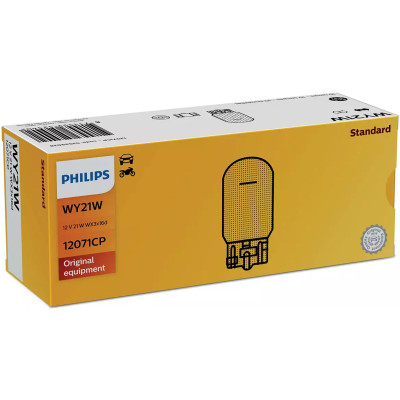 Автолампа вказівна Philips 12071 WY21W 12V 21W (WX3x16d) (шт.) Автолампа вказівна Philips 12071 WY21W 12V 21W (WX3x16d) (шт.)