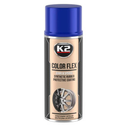 Фарба рідка гума K2 COLOR FLEX синя глянцева аерозоль 400 мл (L343NP) Фарба рідка гума K2 COLOR FLEX синя глянцева аерозоль 400 мл (L343NP)