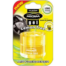 Гелевый ароматизатор для авто Aroma Car Lemon свежий запах в машину (63120)