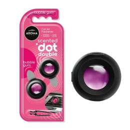 Автомобильный ароматизатор Aroma Car Scented dot Double с ароматом жевательной резинки Bubble gum (12010)