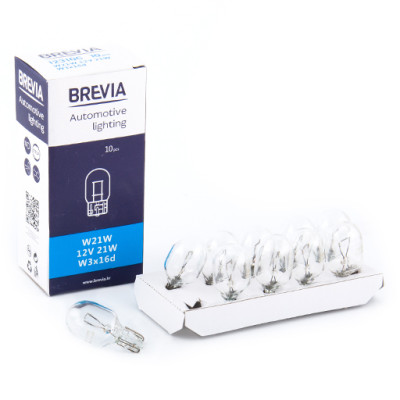 Галогенная лампа BREVIA W21W 12V 21W 12310C Галогенная лампа BREVIA W21W 12V 21W 12310C