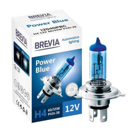 Галогенова лампа Brevia H4 Power Blue 4200 K 12V 60/55W