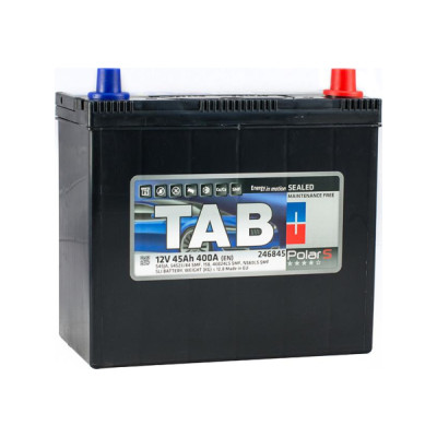 Автомобильный аккумулятор 45 Ah/12V TAB Polar S Euro Japan Автомобильный аккумулятор 45 Ah/12V TAB Polar S Euro Japan