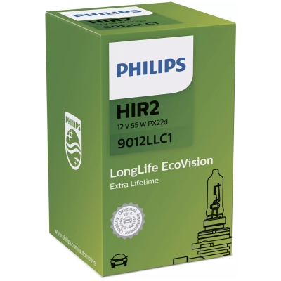 Автолампа Philips LL 9012 HIR2 LongLife 12V 55W (PX22d) C1 (шт.) Автолампа Philips LL 9012 HIR2 LongLife 12V 55W (PX22d) C1 (шт.)