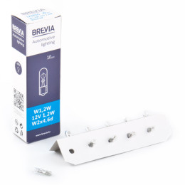 Галогенні лампи Brevia W1.2W 24V набір 10 штук в упаковці (24325C)