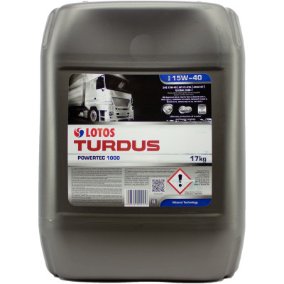 Олива моторна Lotos Turdus Powertec 5100 FE 5W-30 17кг (шт.) Олива моторна Lotos Turdus Powertec 5100 FE 5W-30 17кг (шт.)