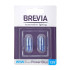 Галогенные автолампы Brevia W5W 12V синего цвета комплект 2 ламп (12328B2)