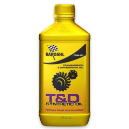 Трансмісійна олія BARDAHL T&D SYNTHETIC OIL 75W90 1л