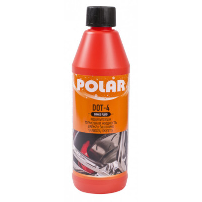 Тормозная жидкость POLAR BRAKE FLUID DOT 4 0,5л Тормозная жидкость POLAR BRAKE FLUID DOT 4 0,5л