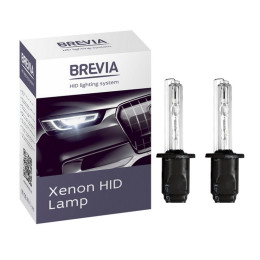 Ксенонова лампа H1 Brevia 4300K комплект із двох штук для авто освітлення (12143)