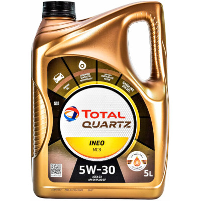 Олива моторна TOTAL QUARTZ INEO MC3 5w30 5л. (шт.) Олива моторна TOTAL QUARTZ INEO MC3 5w30 5л. (шт.)