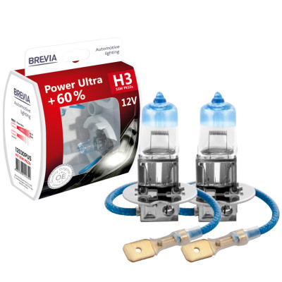 Галогенові лампи BREVIA H3 POWER ULTRA +60% 12030PUS