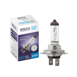Галогенова лампа H7 Brevia Power Duty 24V для авто одна штука (24070PDC)