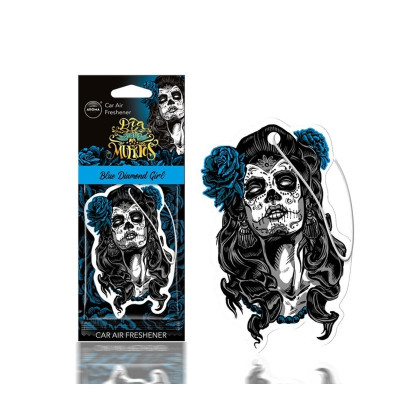 Ароматизатор для авто Aroma Car Blue Diamond Girl Dia De Los Muertos автомобильный (83116Blue) Ароматизатор для авто Aroma Car Blue Diamond Girl Dia De Los Muertos автомобильный (83116Blue)