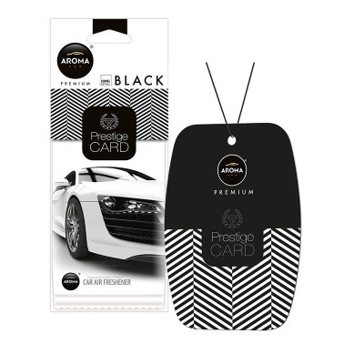 Автомобильный ароматизатор Aroma Car Prestige Card Black для салона авто (92664) Автомобильный ароматизатор Aroma Car Prestige Card Black для салона авто (92664)