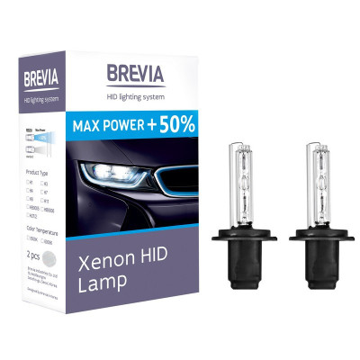 Ксеноновая лампа H1 Brevia 5500K плюс 50 процентов комплект 2 штуки (12150MP) Ксеноновая лампа H1 Brevia 5500K плюс 50 процентов комплект 2 штуки (12150MP)