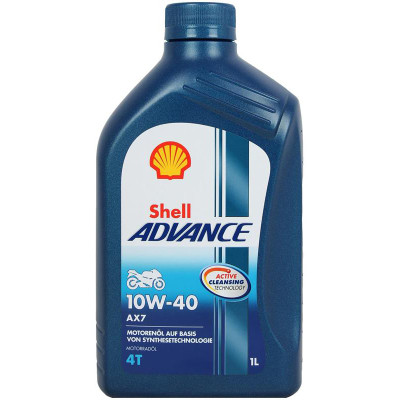 Олива Shell Advance 4T AX7 10W-40, 1л (шт.) Олива Shell Advance 4T AX7 10W-40, 1л (шт.)