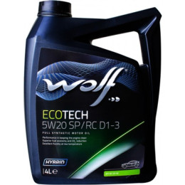 Моторное масло Wolf Ecotech 5W-20 SP/RC D1-3 4л (1050525) Моторное масло Wolf Ecotech 5W-20 SP/RC D1-3 4л (1050525)