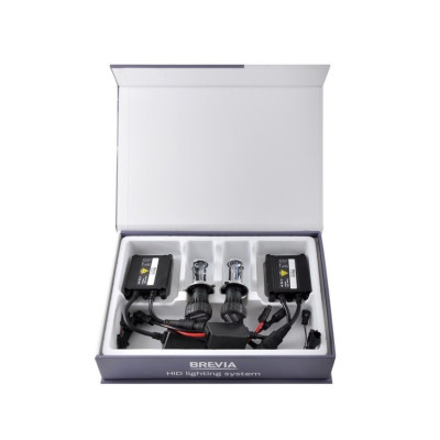Ксеноновий набір Brevia H4 Super Slim Ballast 5000K для автомобіля лампи ксенон (15452)